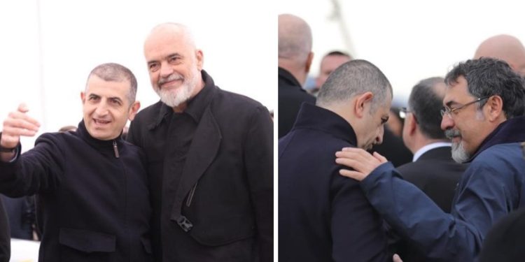 Nuk u pa në TV, kush ishte burri me të zeza që u përqafua me Ramën…