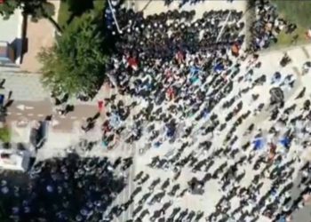 Pamjet me dron/ Dështon protesta e Berishës, vetëm një “grusht” militantësh…