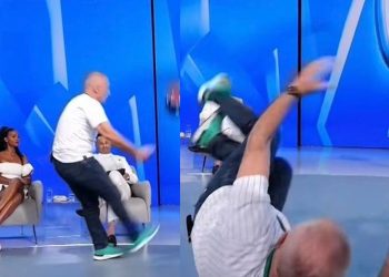 Ilir Meta lë “nam” sërish, shtrihet në “mes” të studios televizive, VIDEO epike…
