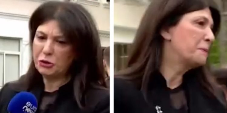 Jozefina Topalli “shpërthen” në lot dhe largohet nga prononcimi për mediat (VIDEO)