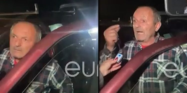 “Po më vdes gruaja në shtëpi”/ Qytetari del nga makina, përplaset me militantët e Berishës