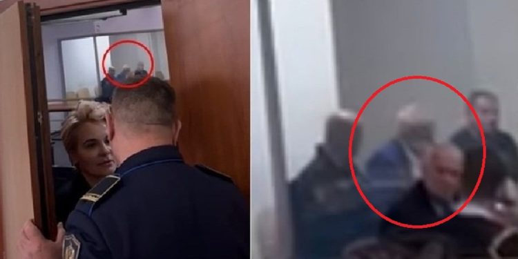 Del VIDEO brenda GJKKO/ Meta në kafazin e xhamit, Kryemadhi sapo futet…