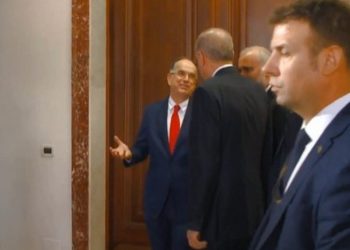VIDEO/ Begaj i ankohet Erdoganit për Presidencën: I kam kërkuar Ramës një godinë të re…