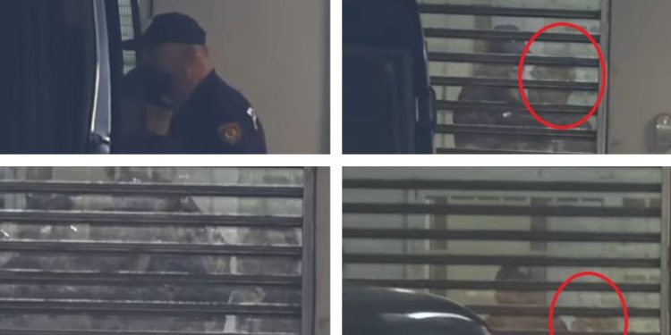 I rrethuar nga forca të shumta policie, momenti kur Ilir Meta mbërrin në GJKKO