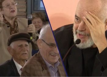 “Të rroni sa malet shoku Edi”/ Pensionistja befason Ramën: Obobo, tani do thonë…