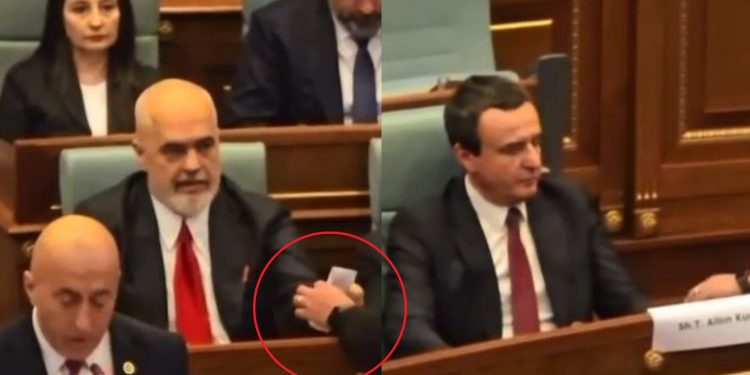VIDEO/ Edi Rama i shkruan letër Albin Kurtit, shikoni si reagon kryeministri i Kosovës