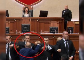 SKANDAL/ Kush është deputeti i PD-së që hoqi rripin e pantallonave për të qëlluar Ballën