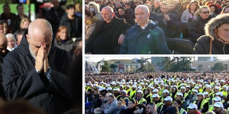 Rama mblodhi stafin e Bashkisë në shesh, Veliaj flet nga burgu: Nuk e di a ka…