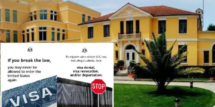 SHBA “bindon” kufijtë/ Ambasada Amerikane njoftim për vizat: Nuk do të lejohen…