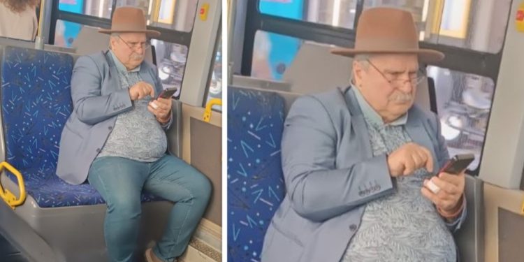 Me kapele dhe syze, Kujtim Gjuzi lëviz me urban nëpër Tiranë, aleati i Berishës shfaqet…