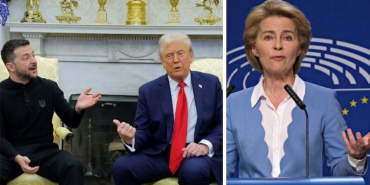 Trump përzuri Zelenskyn/ Shefja e BE-së i del në mbrojtje: Trim dhe i patrembur…