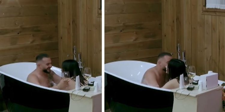 VIDEO/ “Hapi këmbët”, momentet intime në vaskë mes Limit dhe Albës