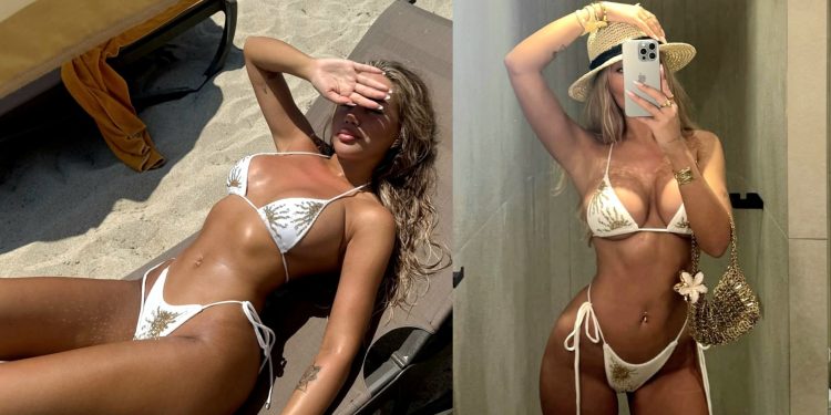 Modelja kosovare nuk i lë vend imagjinatës, shfaqet me tanga. Kujdes kur t’i shikosh…