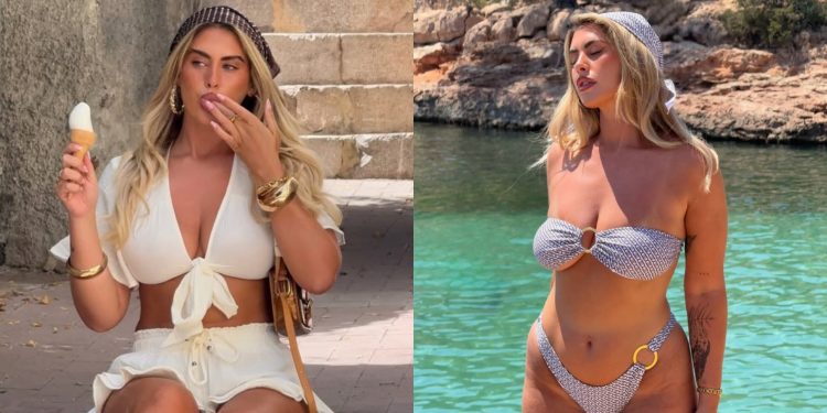 Modelja çmend meshkujt me fustanin transparent, kujdes kur t’i shikosh…