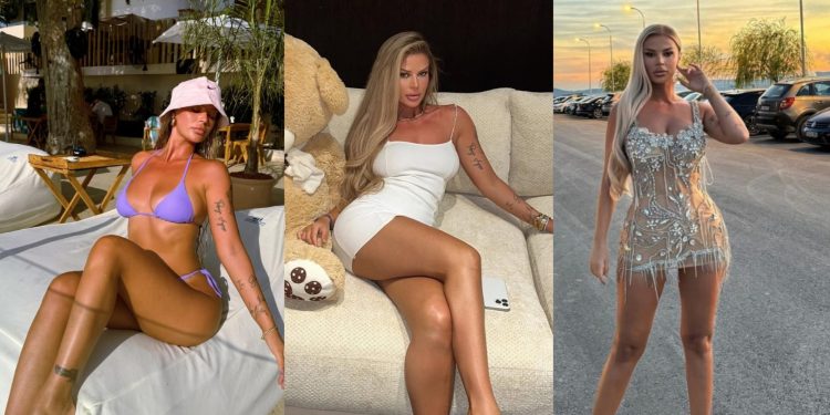 Santiana Maloku reklamon trupin “bombë” nga makina, kujdes kur t’i shikosh…/ FOTO