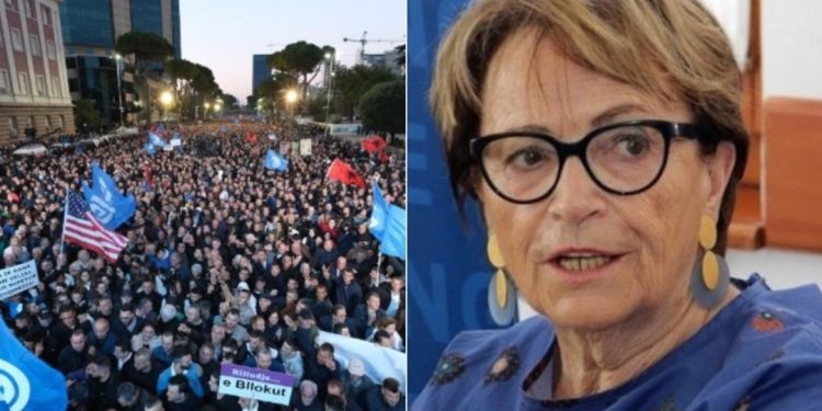 Doris Pack për opozitën e Berishës: S’mund të qëndrojnë vetëm në rrugë…