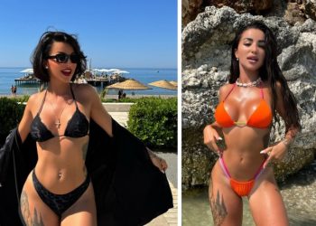 Provokim dhe shkëlqim, Roza Lati i “vë flakën” me FOTO nga plazhi