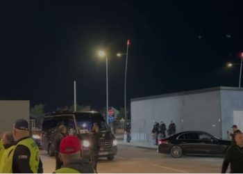 VIDEO/ Forca të shumta sigurie në ndeshjen Serbi-Shqipëri! Çfarë po ndodh para ndeshjes…