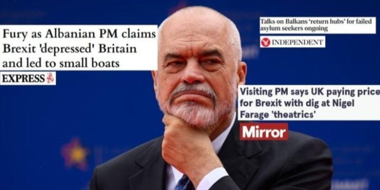 Mediat angleze “tërbohen” pas deklaratave të Ramës: Jeni në depresion! Merrni…