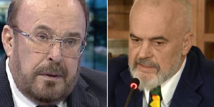 Edi Rama reagon zemërthyer për ndarjen nga jeta të Fatos Nanos