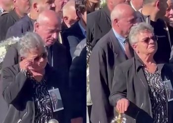 Kreu homazhe për Fatos Nanon, qytetarja shpërthen në lot. Ja detaji prekës…