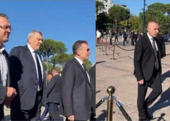 VIDEO/ Kush është deputeti i parë i PD që merr pjesë në homazhet për Fatos Nanon