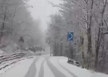 Erdhi dimri! Stuhia ia lë vendin dëborës, zbardhet kjo zonë e Shqipërisë (VIDEO)