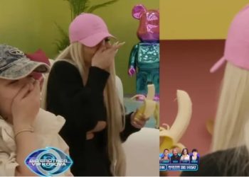“Tu shkri në gojë”/ Degjenerimi në Big Brother Kosova, dy banoret provokuese duke ngrënë banane (VIDEO)