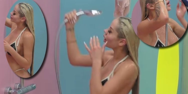 VIDEO/ Dush “i nxehtë” në Big Brother Kosovë! Këngëtarja s’lë vend për imagjinatën, kujdes kur t’i shikosh…
