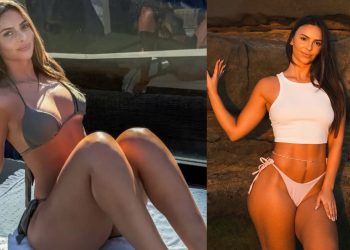 Influncerja e njohur mahnit me fustan transparent! Nuk i lë vend imagjinatës…