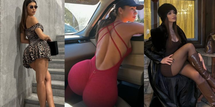 Modelja shqiptare e “djeg” rrjetin me “fustanin mini”, kujdes kur t’i shikosh…