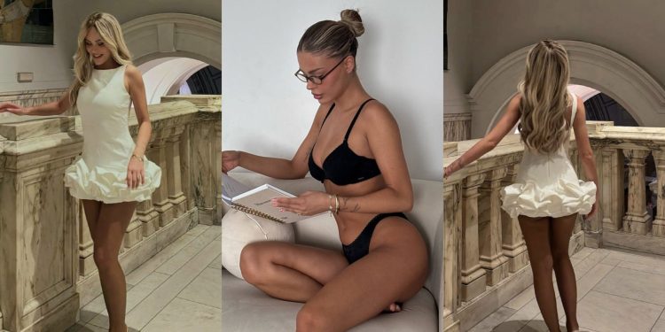 Modelja e njohur nuk pyet për të ftohtin, shfaqet me bikini në “mes” të dëborës/ FOTO