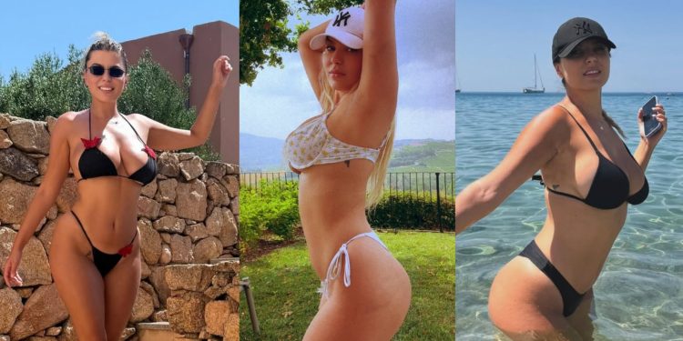 Rike Roçi “ngre” temperaturat me tanga në mes të dimrit, shfaq format “bombastike”