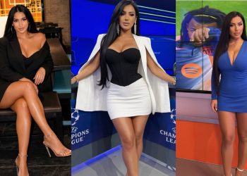 Gazetarja shqiptare “djeg” rrjetin me fustanin e shkurtër, tregon më shumë seç duhet…