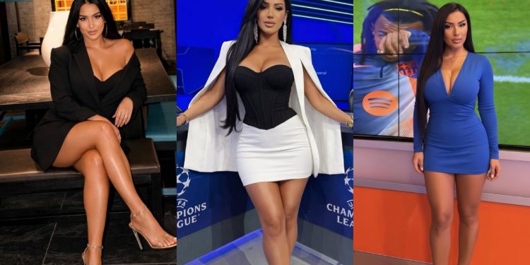 Gazetarja shqiptare “djeg” rrjetin me fustanin e shkurtër, tregon më shumë seç duhet…