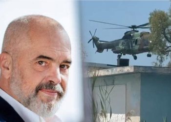 Pas Korçës/ Kryeministri Rama mbërrin me helikopter në…