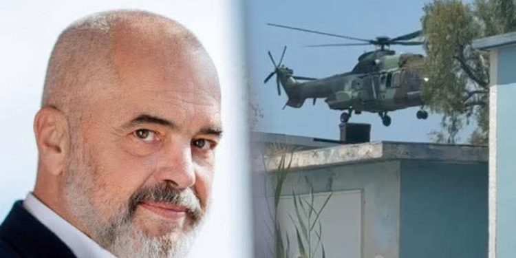Pas Korçës/ Kryeministri Rama mbërrin me helikopter në…