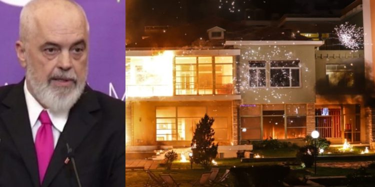 Ish-vila e Enver Hoxhës në flakë, Rama “shpërthen” ndaj militanëve të Berishës: Një grusht të…