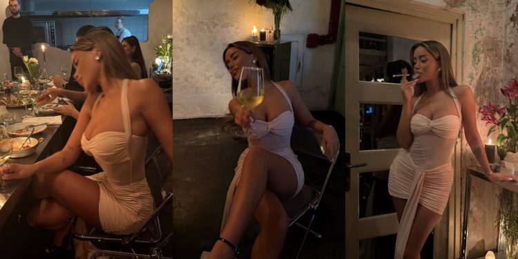 Modelja kosovare nuk i lë vend imagjinatës, i “vë flakën” me fustanin transparent…