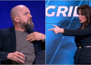 Plas keq sherri/ Grida Duma përzë nga studio Alfred Lelën: Atë gishtin fute…