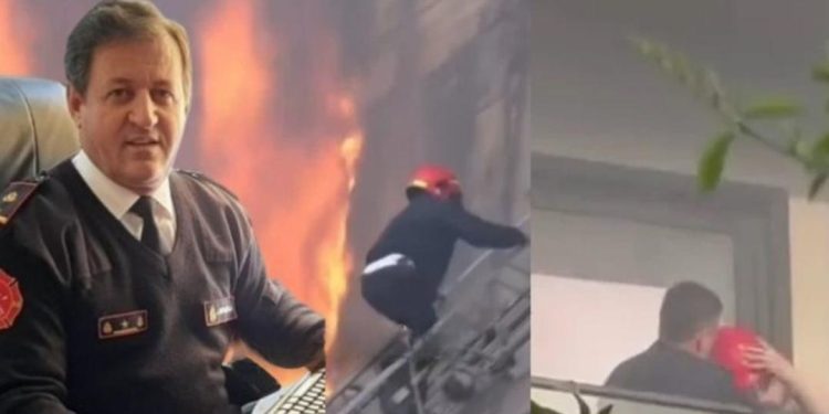 Zjarrfikësi hero hoqi helmetën për t’ia dhënë qytetares, vajza e tij rrëqeth: Më dhembi…