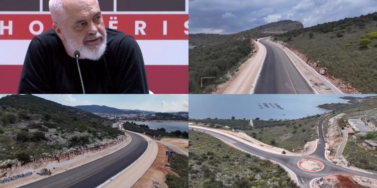 Merr fund pritja! Edi Rama jep LAJMIN E MIRË, ndan pamje nga rruga e re që po përfundon në…