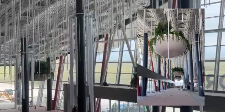 Dalin pamjet/ Ja si duket nga brenda Aeroporti i Vlorës (VIDEO)