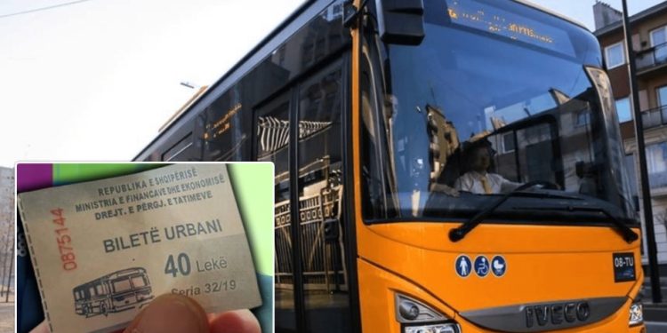 E papritur! Nga 1 Qershori bileta e urbanit kushton 70 lekë, nëse bën këtë gjë…
