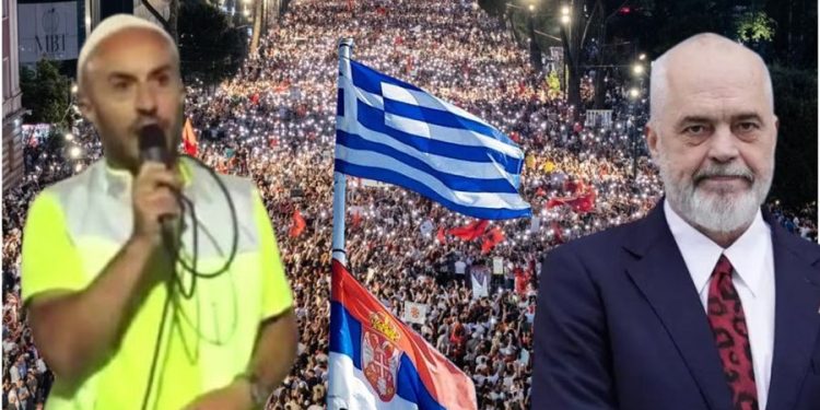 Organizatori pranoi se ka grupe serbe e greke të infiltruara në protestë/ Reagon Rama: Do habiteni…