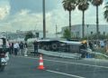 LAJM I FUNDIT/ Tragjike! Autobusi përmbyset në autostradën Tiranë – Durrës! Humbin jetën…