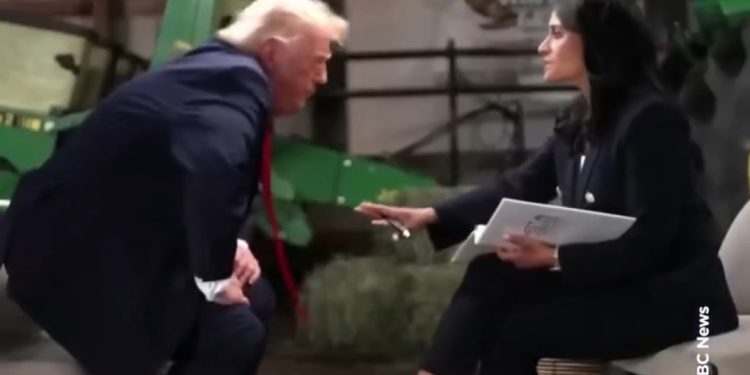 “Je budallaqe”/ Trump befason të gjithë! Presidenti braktis intervistën në TV. Çfarë i tha gazetarja…
