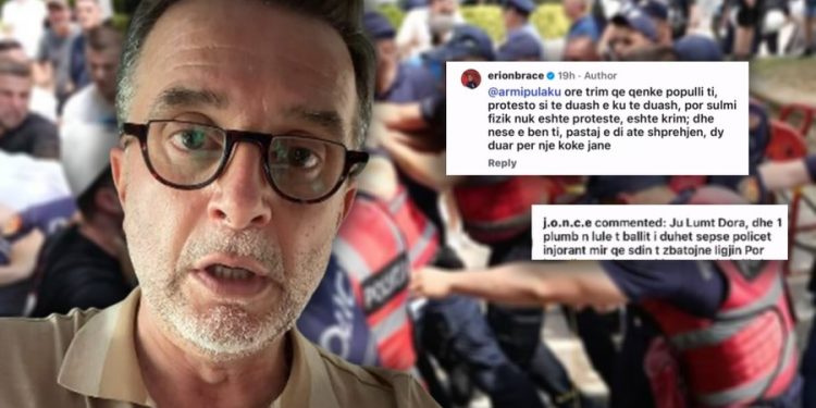 “Me plumb ballit”/ Erion Braçe publikon mesazhin ku e kërcënojnë për “vrasje”…