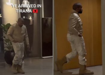 Ndër reperët më të mëdhenj të të gjitha kohërave, Kanye West mbërrin në Tiranë/ Shiko momentin kur…