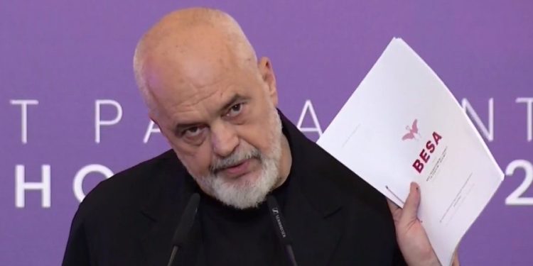 Edi Rama u prezanton shqiptarëve “BESËN”: Unë vet kam parë mbylljen e epokës…